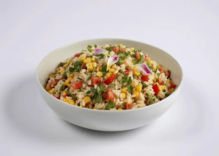 Una tipica insalata di riso