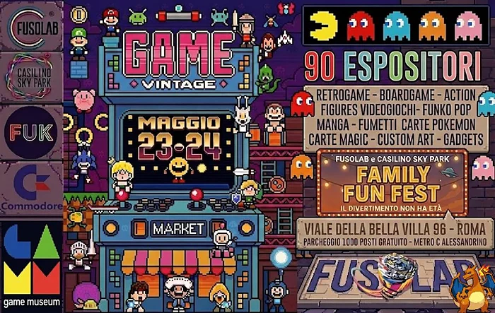 Game Vintage Market al Casilino Sky Park