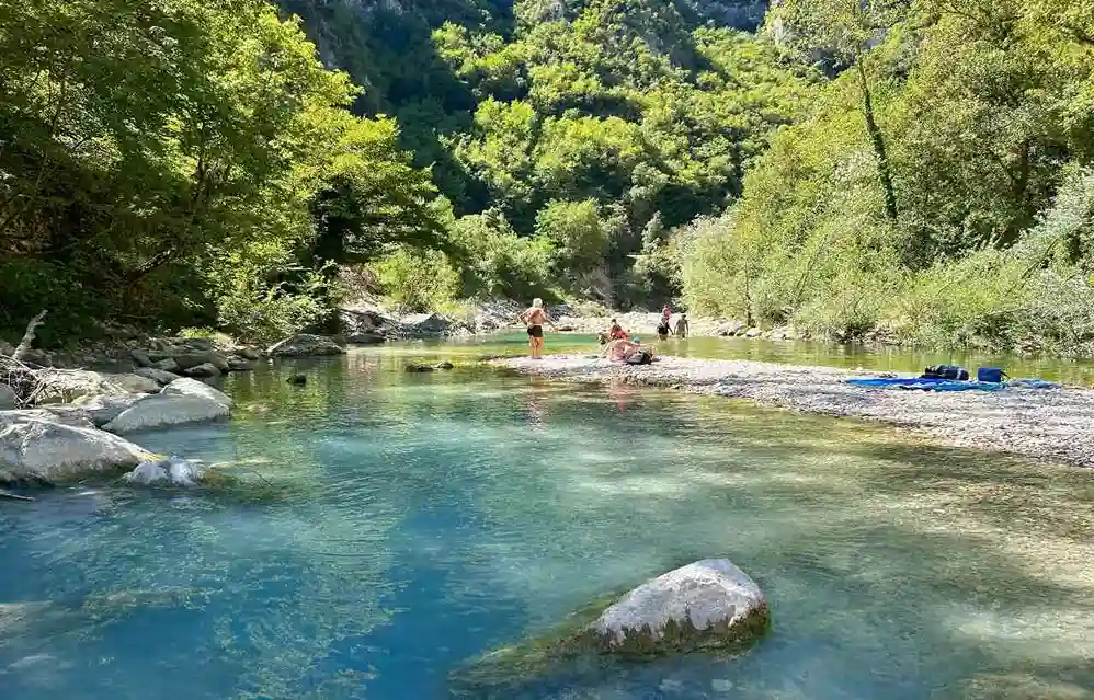 Fiume Genga nelle Marche