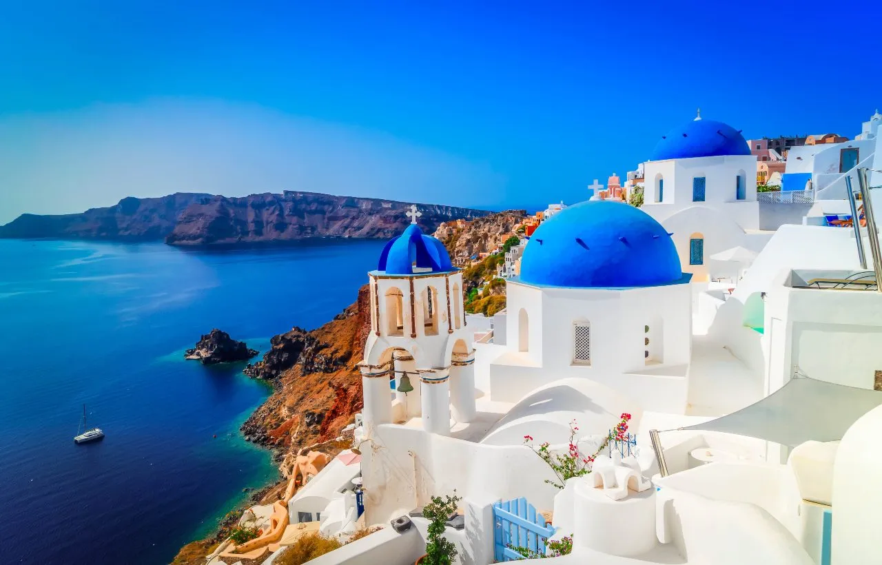 villaggio greco Oia di Santorini