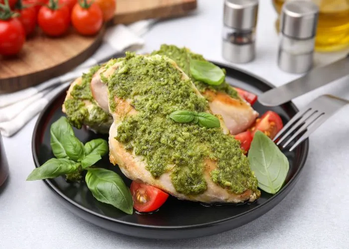 Petto di pollo al pesto
