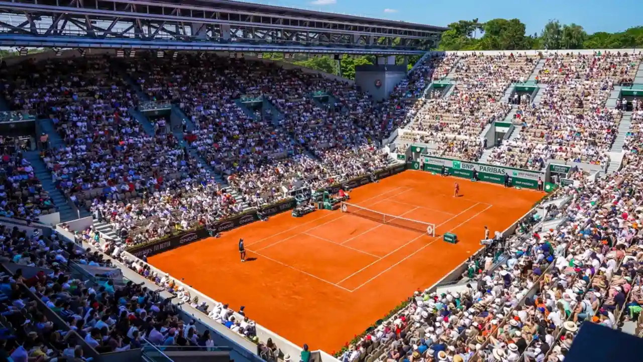 Un campo del Roland Garros