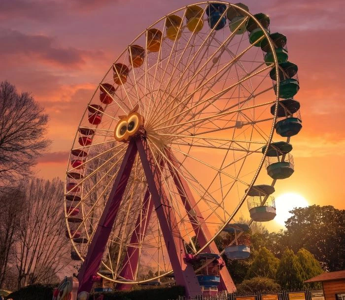 La ruota panoramica del Luneur Park 2026