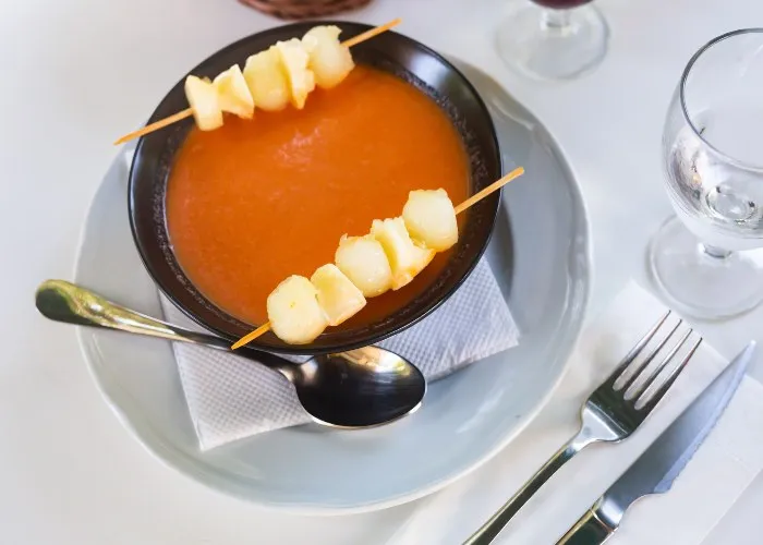 Gazpacho e melone