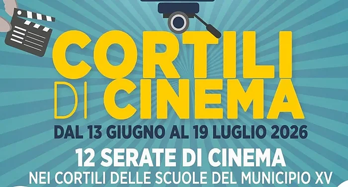 Cortili di Cinema è tra i cinema all'aperto di Roma per l'estate 2026