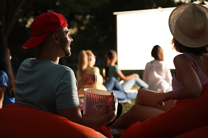 il cinema all'aperto