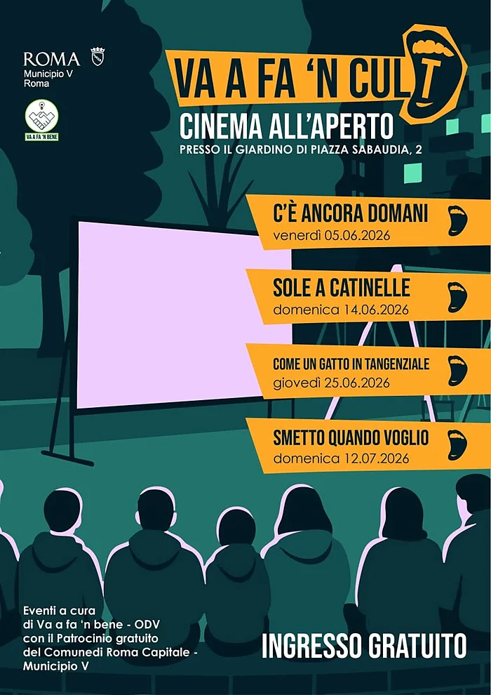 Va a fa'n Cult è tra i cinema all'aperto di Roma per l'estate 2026