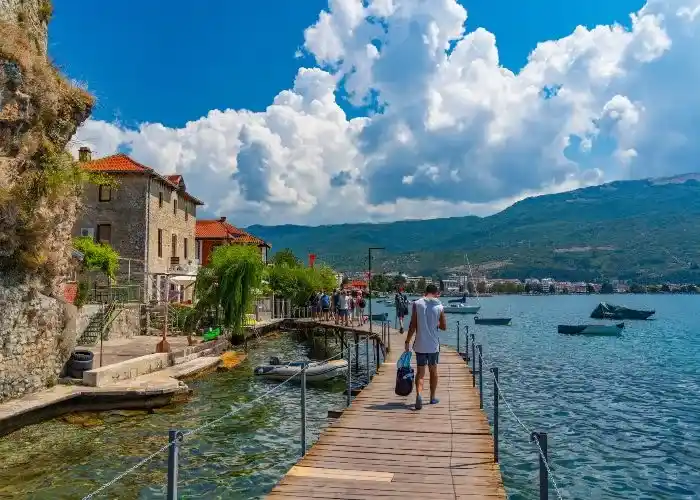 Dove andare in Europa ad agosto - Lago di Ohrid in Macedonia del Nord