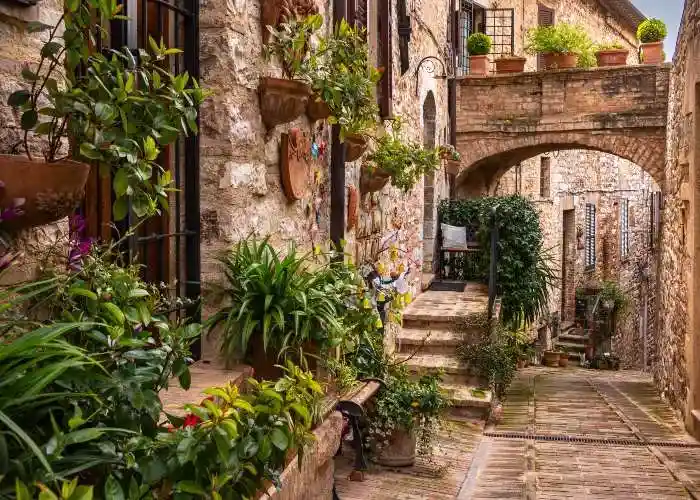 Il borgo di Spello in Umbria