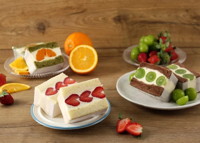 Varianti alla frutta dei tramezzini giapponesi