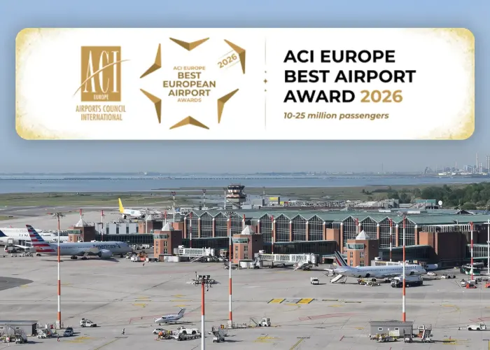 migliori aeroporti d'Europa 2026 - Aeroporto di Venezia premiato Best European Airport 2026