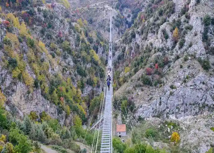 Ponte tibetano di Castelsaraceno