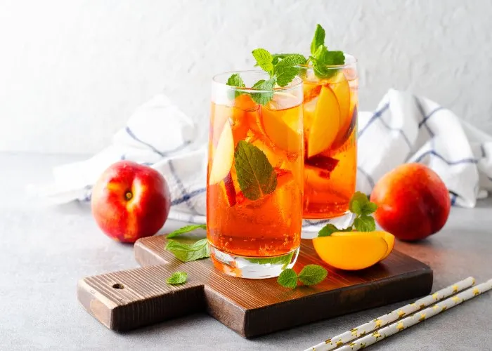 Peach Iced Tea Spritz