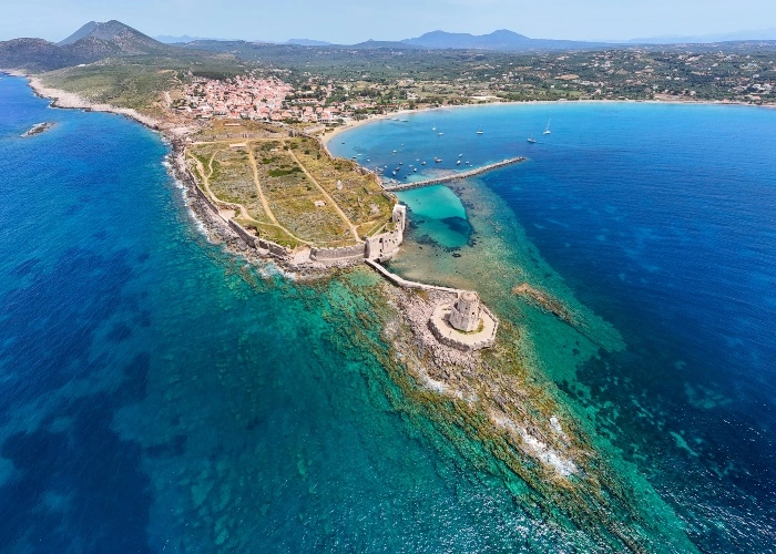 Peloponneso dall'alto