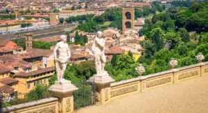 Cinema sotto le stelle a Villa Bardini, il balcone su Firenze