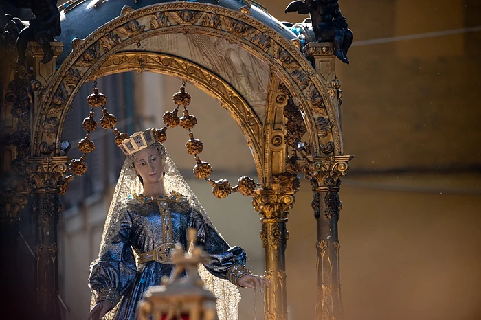 Festa de Noantri - Madonna Fiumarola (dettaglio). Foto di Daniel Ibanez/EWTN via Crux Stationalis