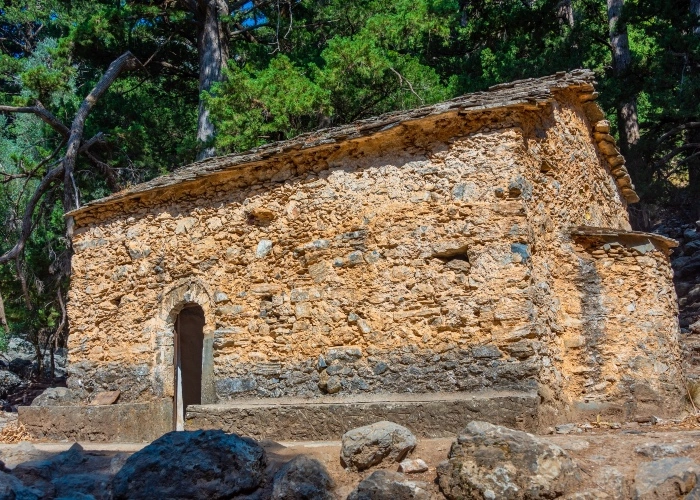 Chiesa di Ayios Nikolaos nella gola di Samaria