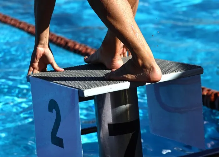 Una gara di nuoto