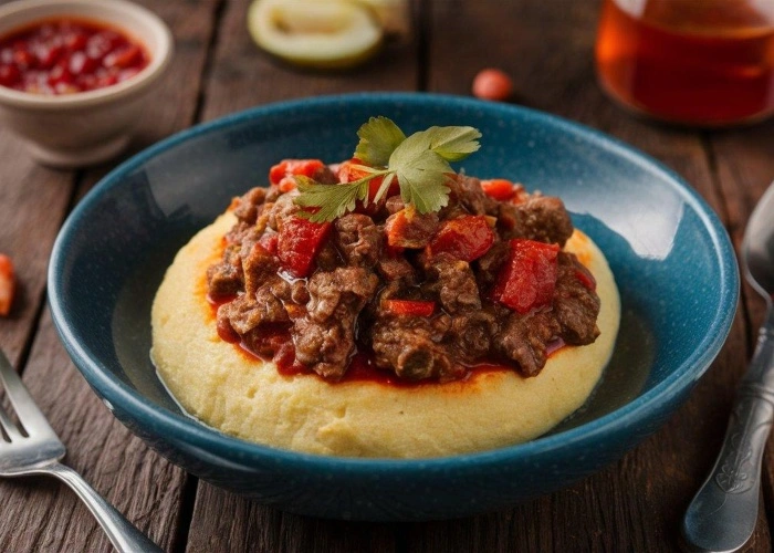 asinina con polenta