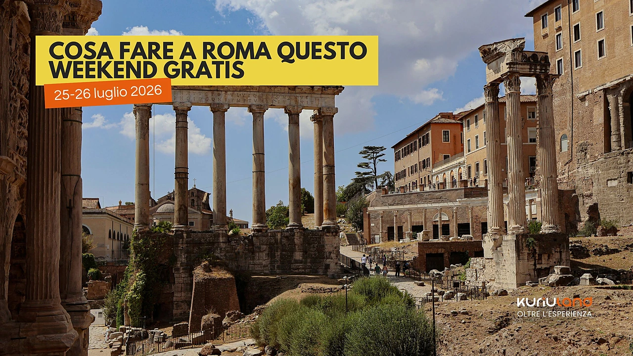 Cosa fare a Roma questo weekend gratis gli eventi di sabato 25 e domenica 26 luglio