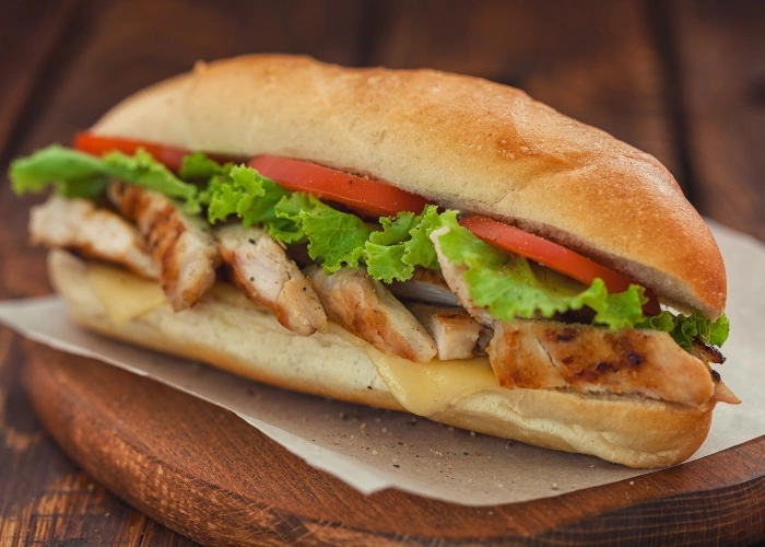 panino con pollo