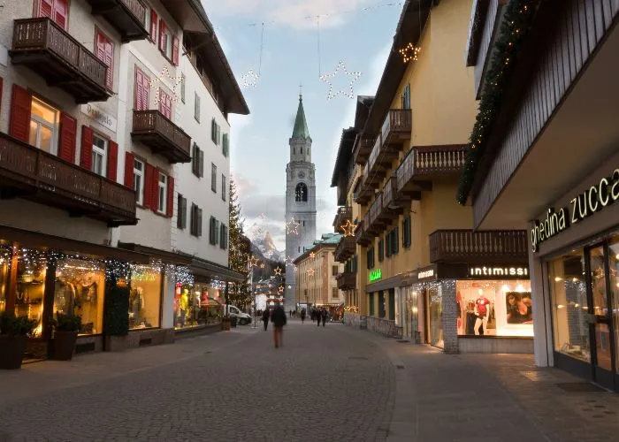 Il centro di Cortina
