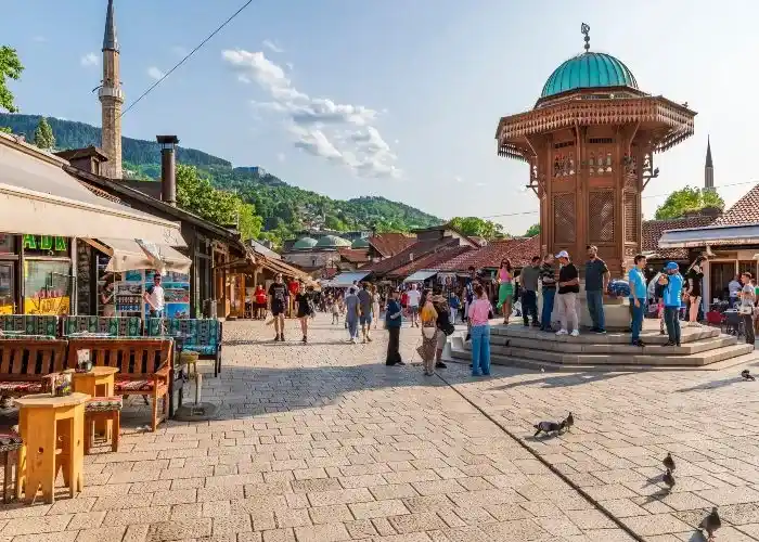 La città vecchia di Sarajevo