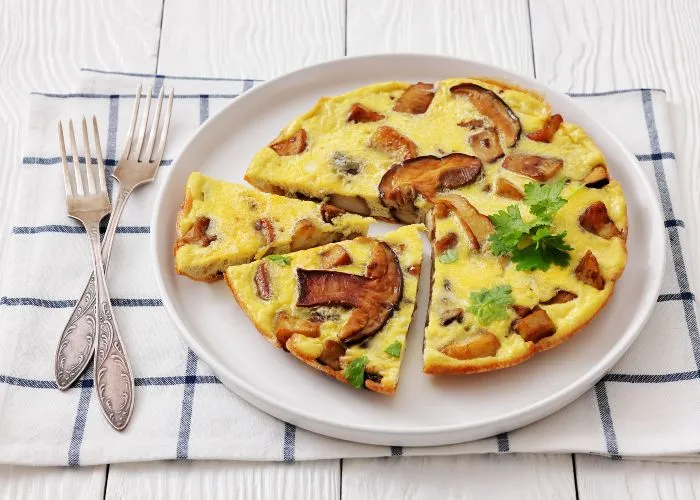 Frittata di funghi porcini
