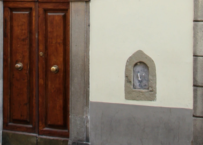 Una buchetta del vino chiusa