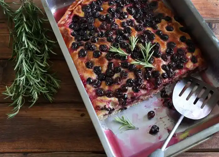 Focaccia all'uva