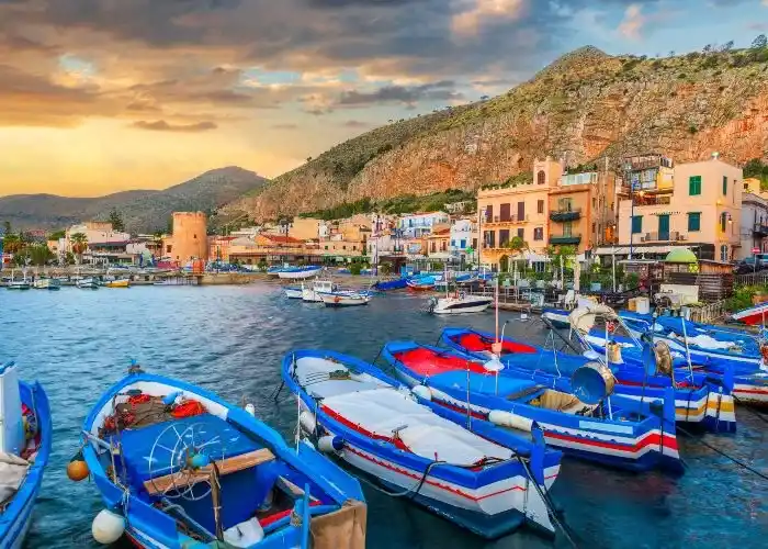 Mondello vicino Palermo in Sicilia