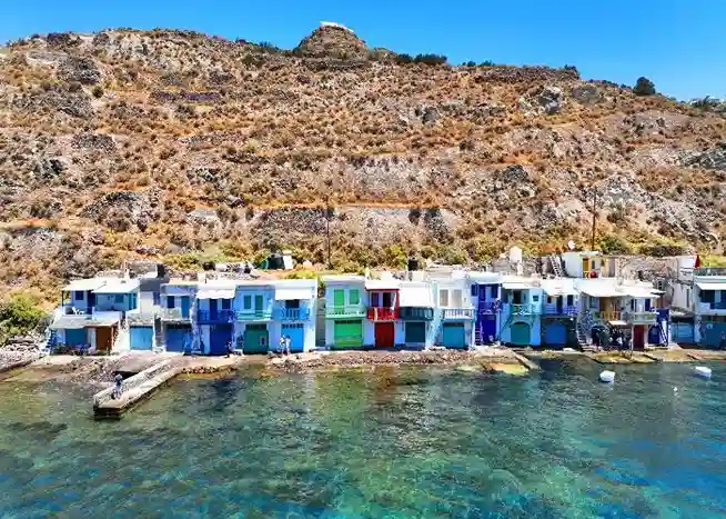 Isola di Milos in Grecia