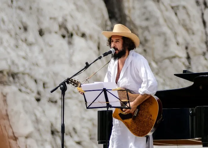 Il cantautore Vinicio Capossela