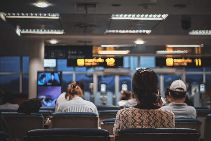 Sciopero aerei 13 settembre 2026, area imbarco aeroporto