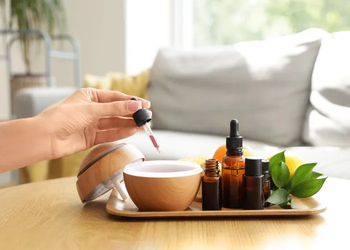 Diffusore con oli essenziali per profumare casa