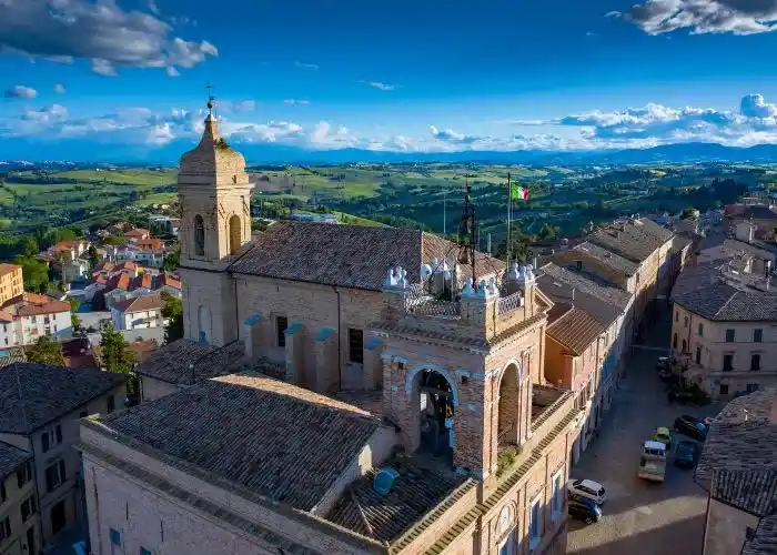 Montefano in provincia di Macerata nelle Marche