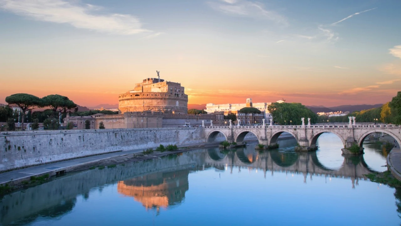 Lungotevere di Nona con Castel Sant'Angelo, Roma - sede di We Can Blu It