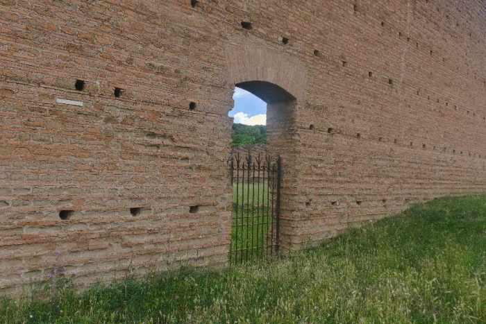 Resti della Villa di Massenzio sull'Appia Antica a Roma