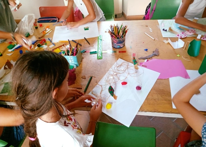 Colorare alla Casina di Raffaello