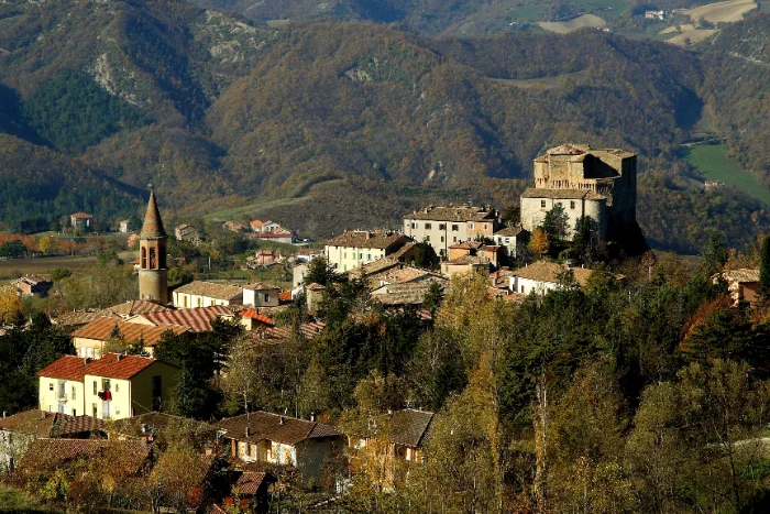 Borgo medievale di Sant'Agata Feltria, sede della fiera del tartufo bianco