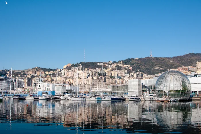 Il Porto Antico di Genova in un weekend di ottobre