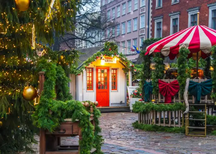 Riga durante il Natale, Lettonia