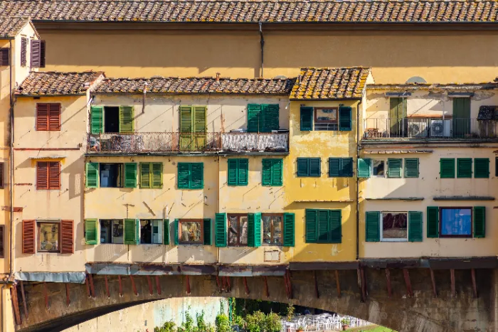 Ponte Vecchio sull'Arno a Firenze